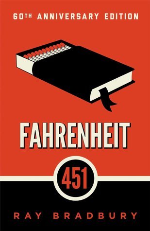 Fahrenheit 451 by Ray Bradbury – 60th Anniversary Edition Book Cover