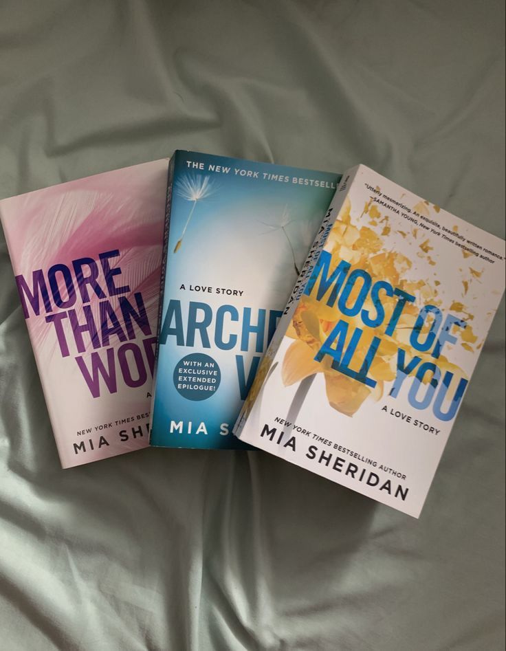 where love meets destiny series by Mia Sheridan - 3 book set