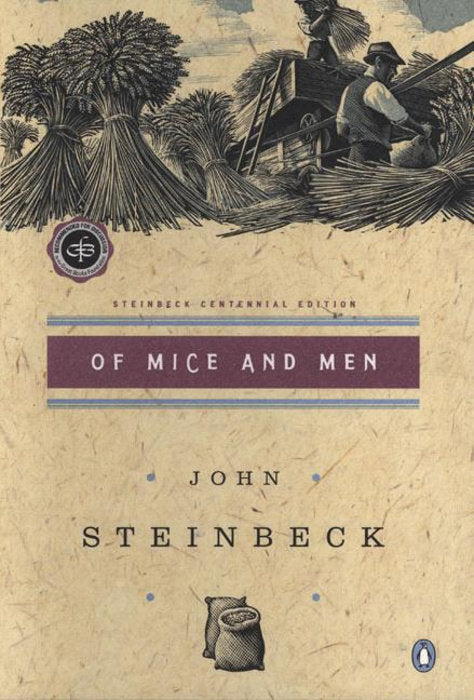Of Mice and Men by John Steinbeck – Centennial Edition book cover