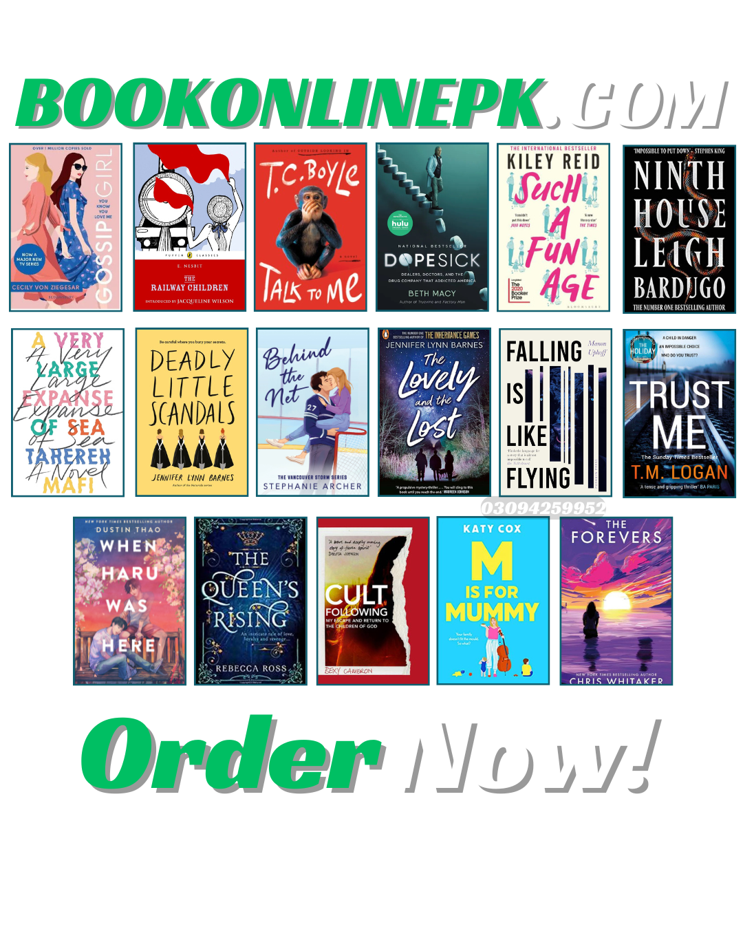 17 Books Fiction Rs 3000