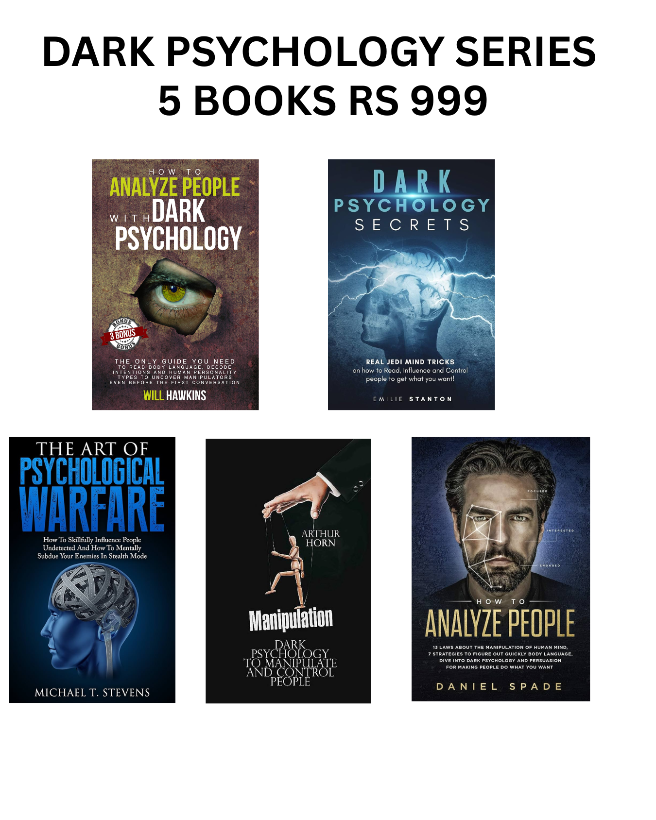 Psychology Series 5 Books Bundle