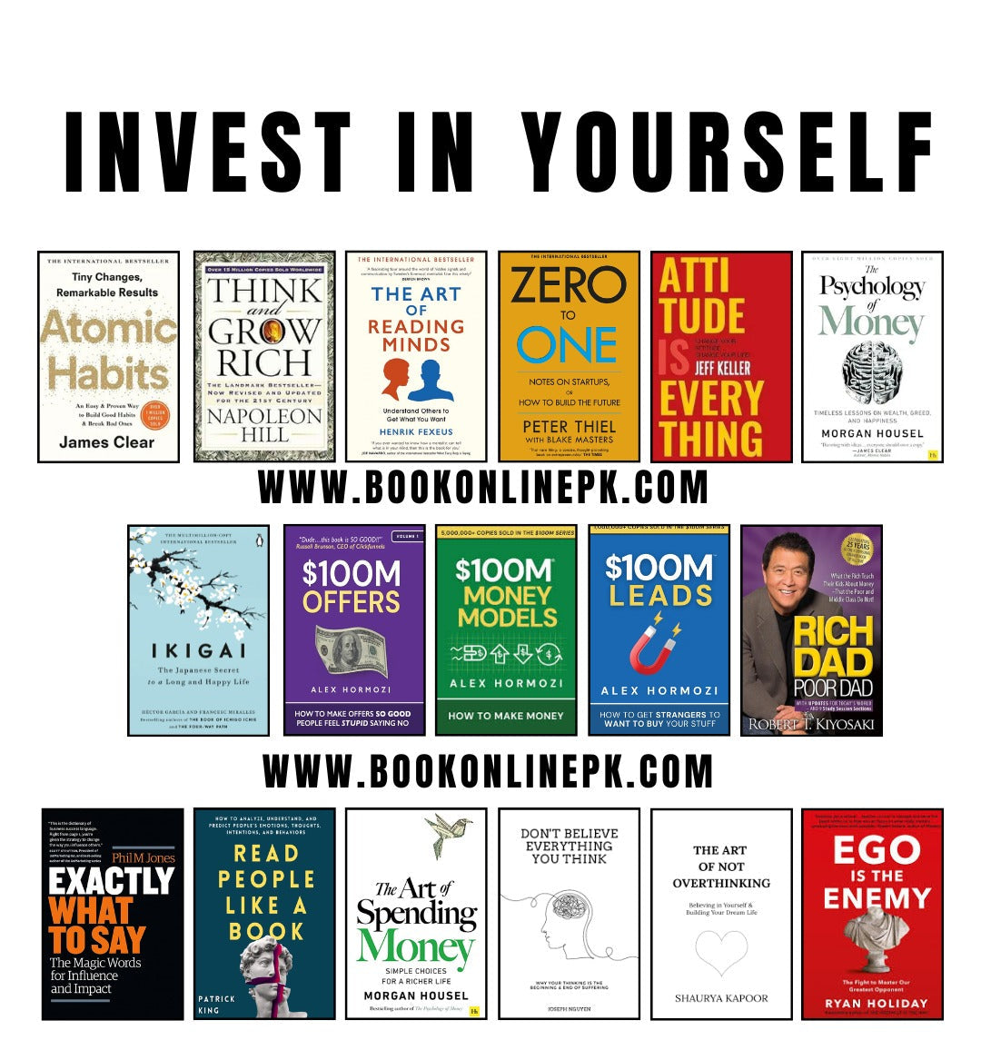Invest in yourself 17 books A+ version