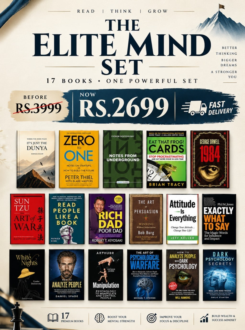 Elite mindset 17 books bundle