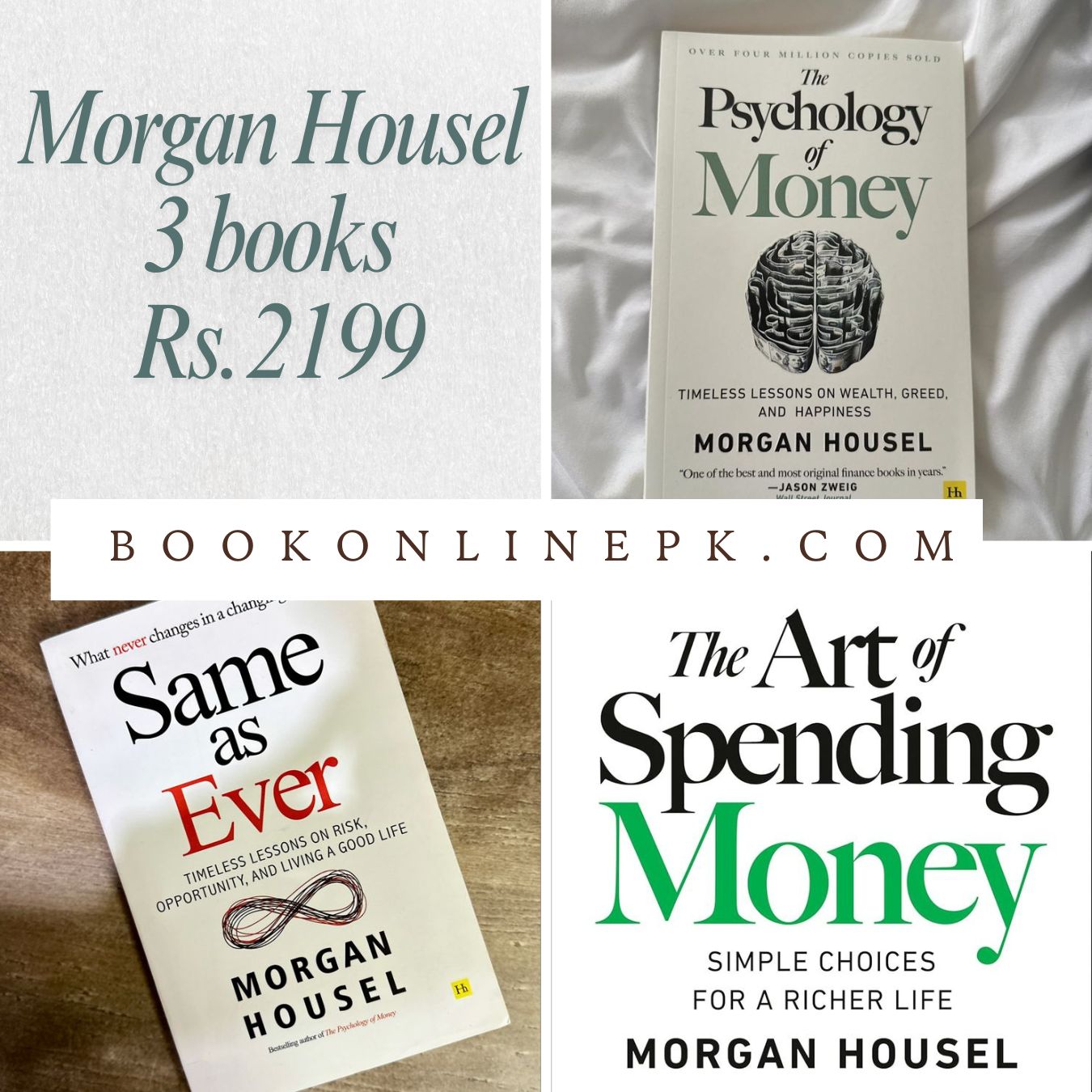 Psychology of money , Same as ever , Art of money spending Morgan Housel
