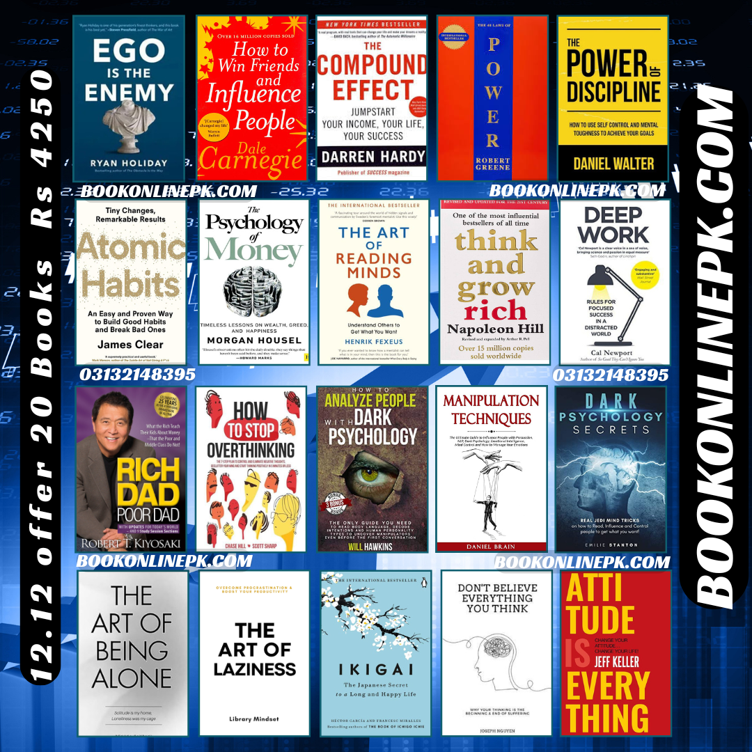 Premium Motivational 12.12 offer 20 Books Rs 4250