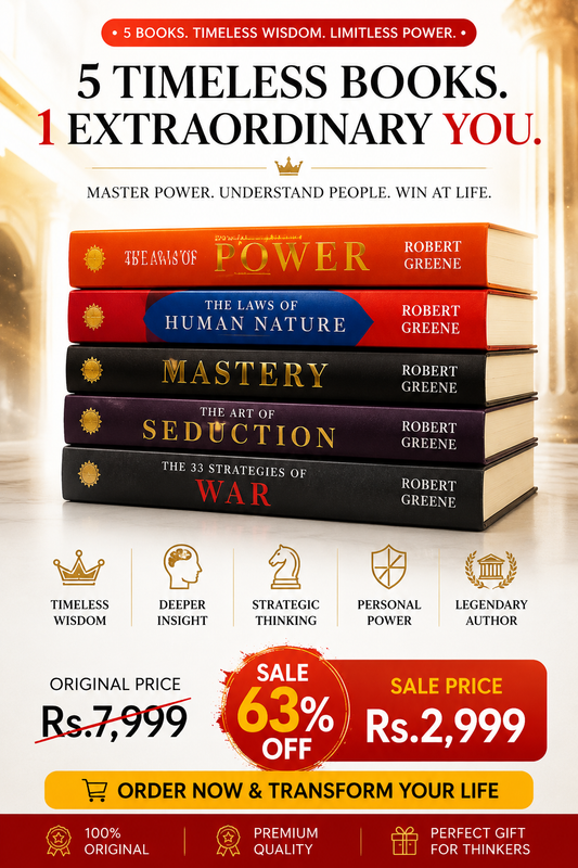 Robert Greene 5-Book Bundle | Power, Mastery & Strategy