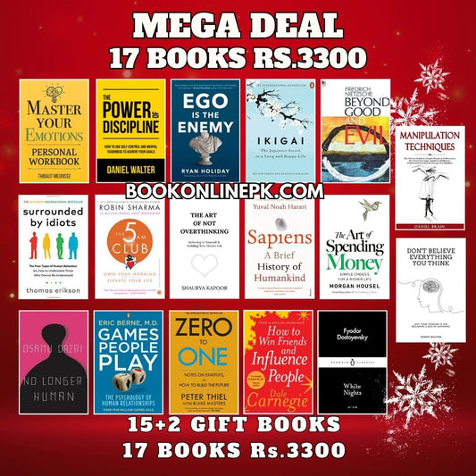 Mega Deal - 17 Books Bundle (15+2 Gift Books) - Ultimate Personal Growth Collection