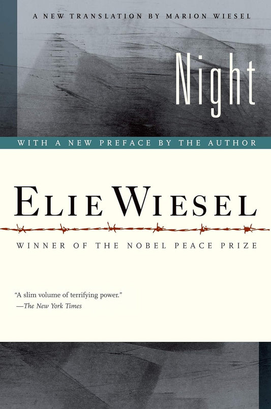 Night by Elie Wiesel - New Translation by Marion Wiesel Book Cover