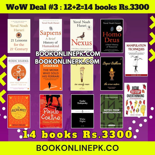WOW Deal #3 - 14 Books Bundle (12+2 Gift Books) - Philosophy & Literature Collection
