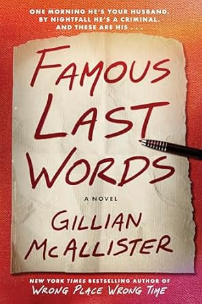 Famous Last Words  Gillian McAllister