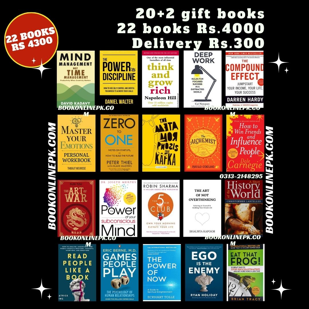 22 Books Bundle Rs. 4,300 - Ultimate Success & Personal Development Library