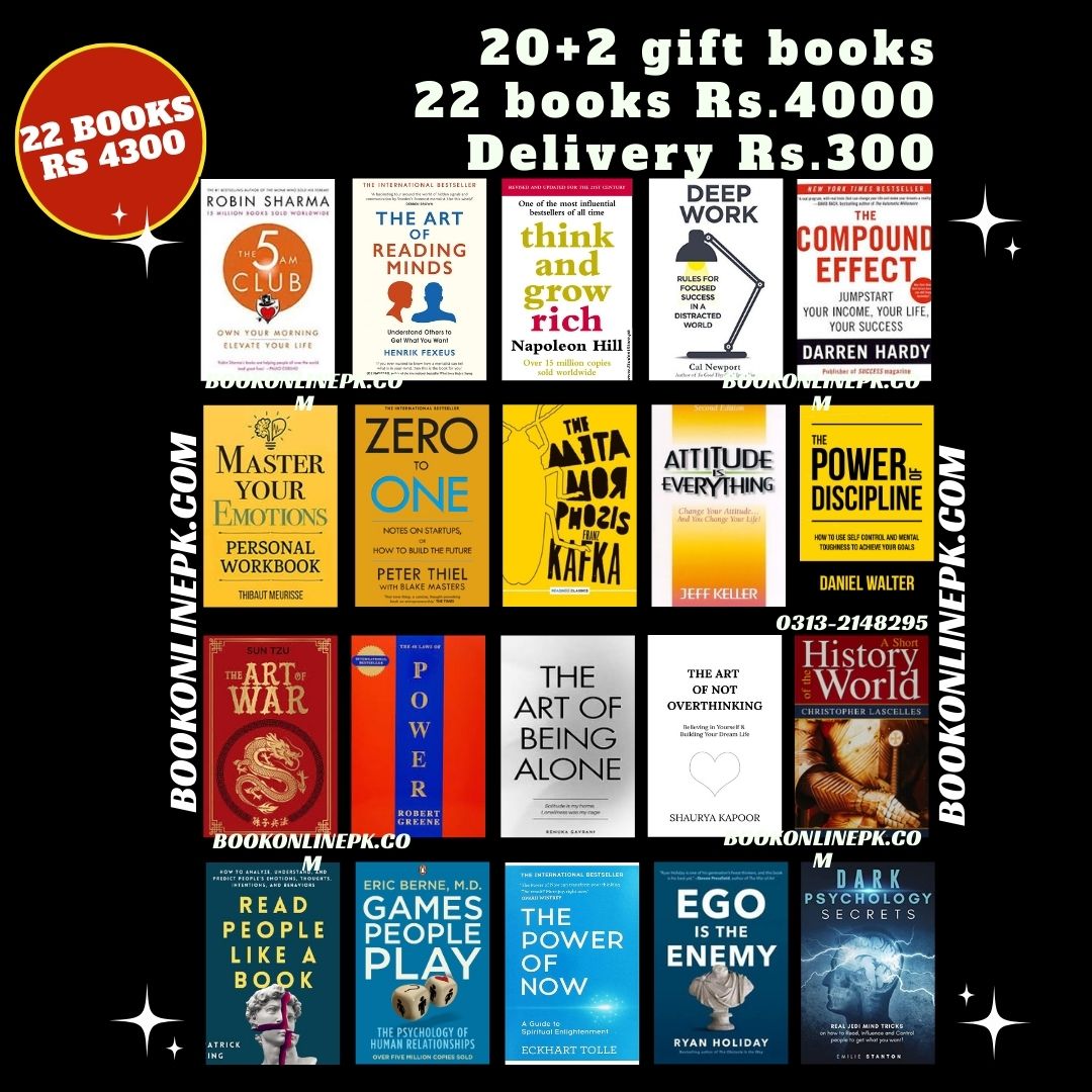 22 Books Bundle Rs. 4,300 - Premium Personal Growth & Success Collection