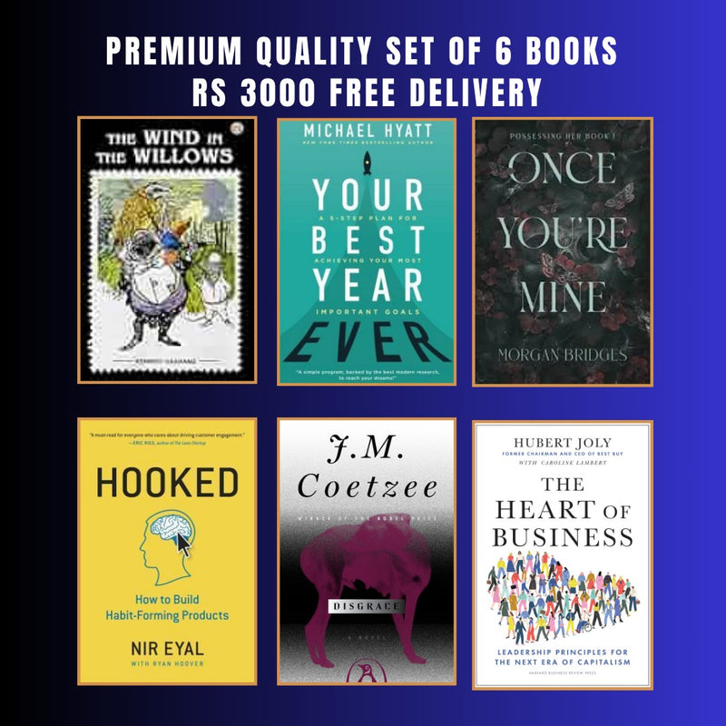 PREMIUM QUALITY SET OF 6 BOOKS  RS 3000 FREE DELIVERY
