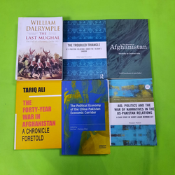 THE LAST MUGHAL=THE TROUBLED TRIANGLE=Afghanistan=THE FORTY-YEAR WAR IN AFGHANISTAN=The Political Economy of the China-Pakistan Economic Corridor=AID, POLITICS AND THE WAR OF NARRATIVES IN THE US