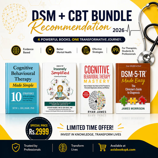 DSM + CBT Bundle 2026 – 4 Powerful Books on Mental Health & Therapy