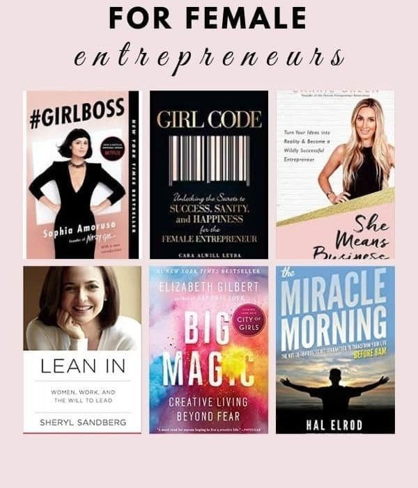 GIRL BOSS+GIRL CODE+She Means Burinese+LEAN IN WOMEN, WORK, AND THE WILL TO LEAD+BIG MAGIC+MIRACLE MORNING