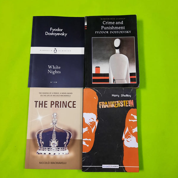 WHITE NIGHT+CRIME AND PUNISHMENT+THE PRINCE+FRANKENSTEIN