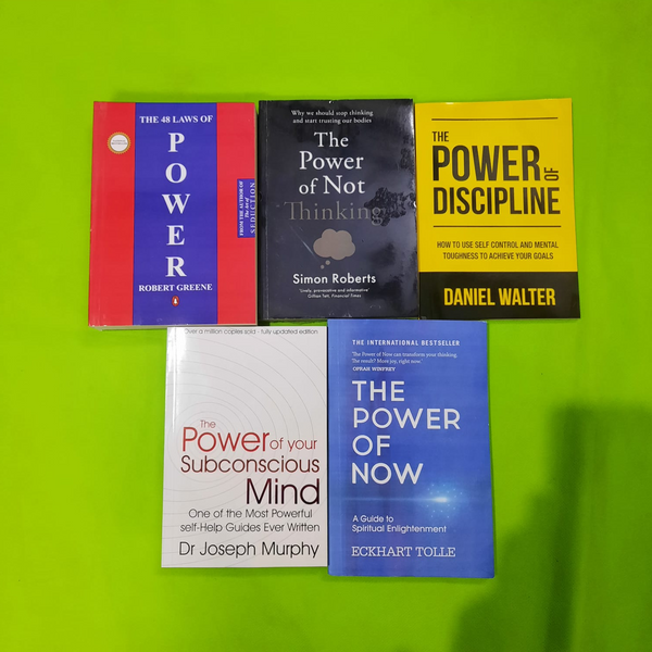 THE 48 LAWS OF POWER=The Power of Not Thinking=THE POWER OF DISCIPLINE=The Power of your Subconscious Mind=THE POWER OF NOW