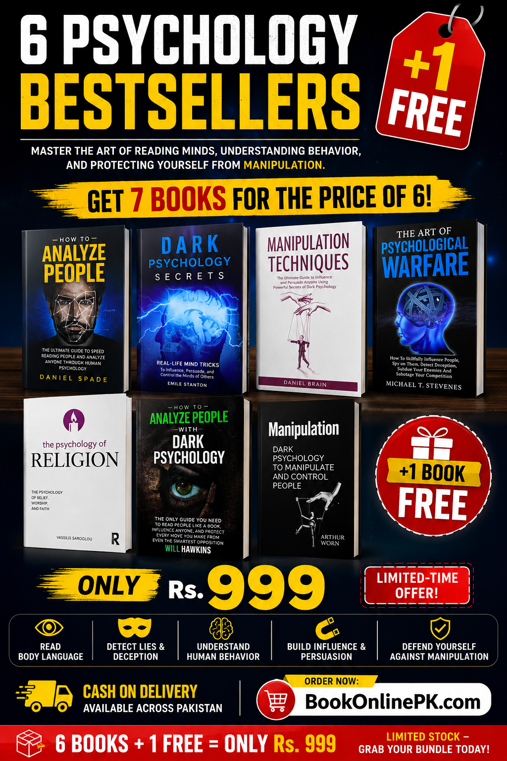 Psychology Series – 6+1 Books Bundle
