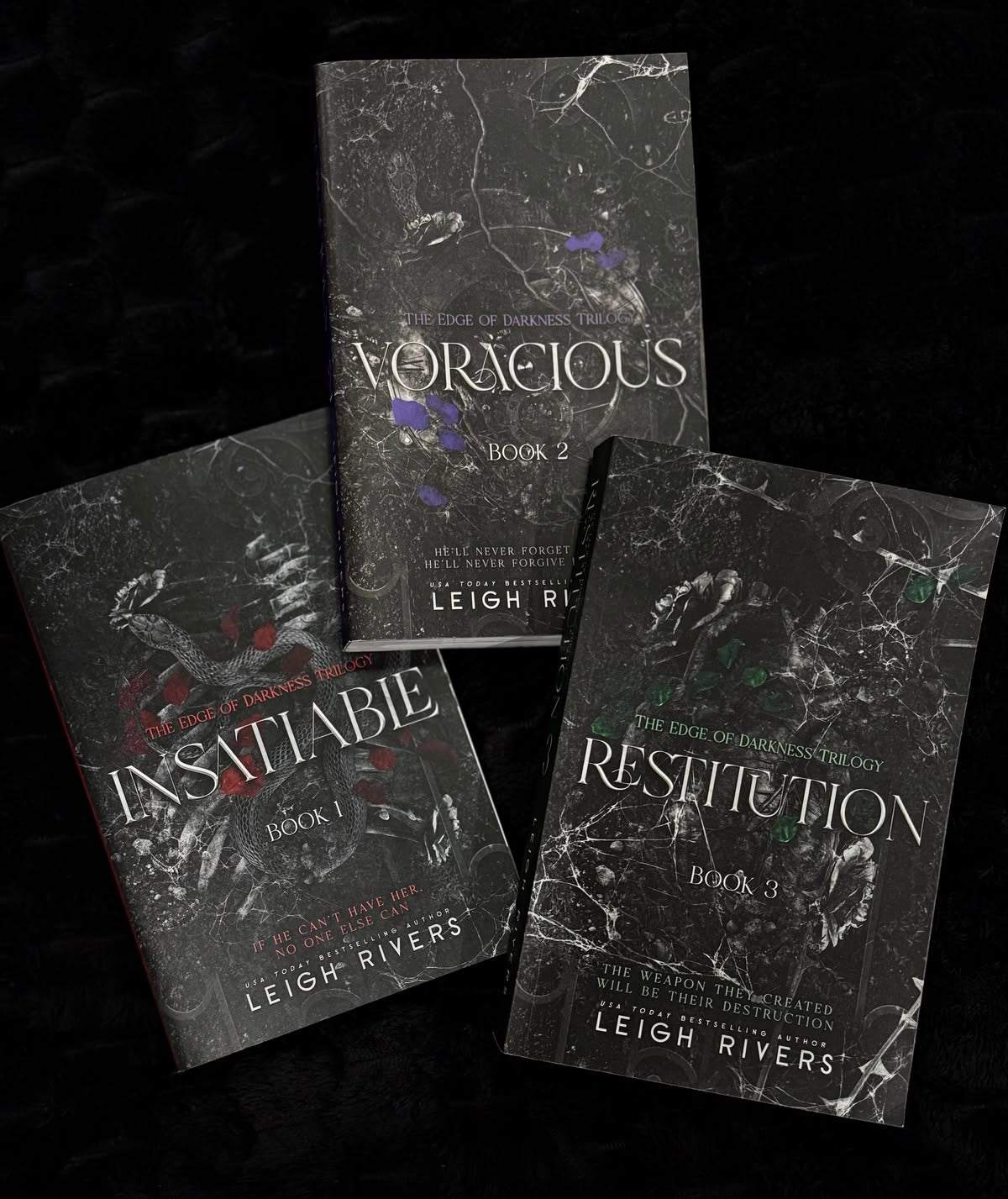 Edge of darkness trilogy by Leigh Rivers