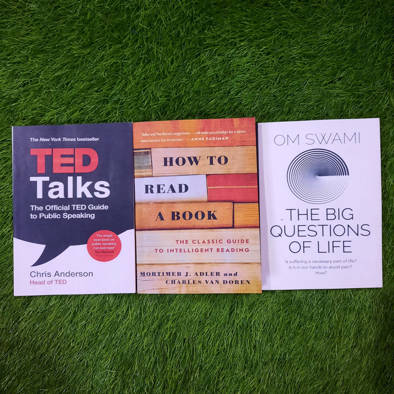 TED TALKS+HOW TO READ A BOOK+THE BIG QUESTIONS OF LIFE