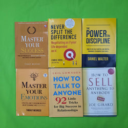 MASTER YOUR SUCCESS+NAVER SPLIT THE DIFFERENCE+THE POWER OF DISCIPLINE+MASTER YOUR EMOTIONS+HOW TO TALK TO ANYONE+HOW TO SELL ANYTHING TO ANYBODY