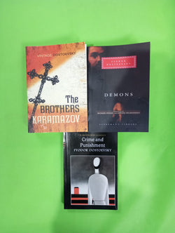 THE BROTHERS KARAMAZOV+DEMONS+CRIME AND PUNISHMENT