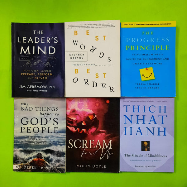 THE LEADER'S MIND+BEST WORDS BEST ORDER+THE PROGRESS PRINCIPLE+WHY BAD THINGS HAPPEN TO GOD'S PEOPLE+SCREAM FOR US+THICH NHAT HANT