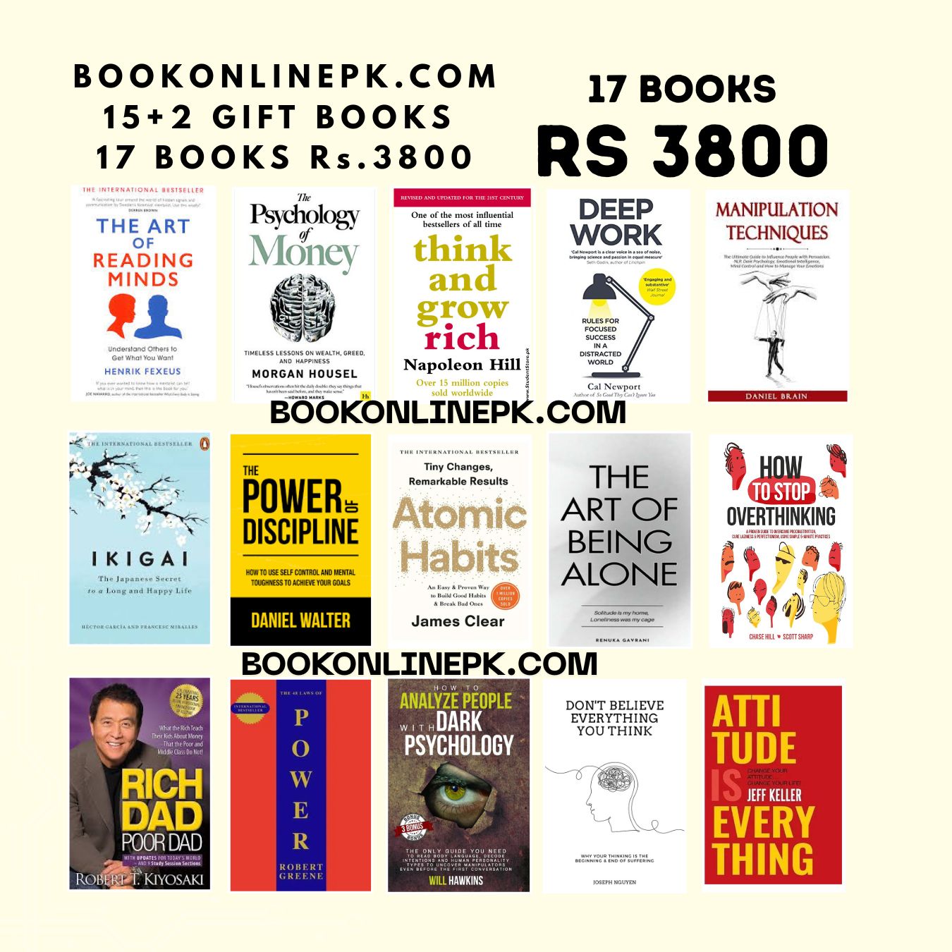 Invest in yourselft set of 17 books Rs 3800