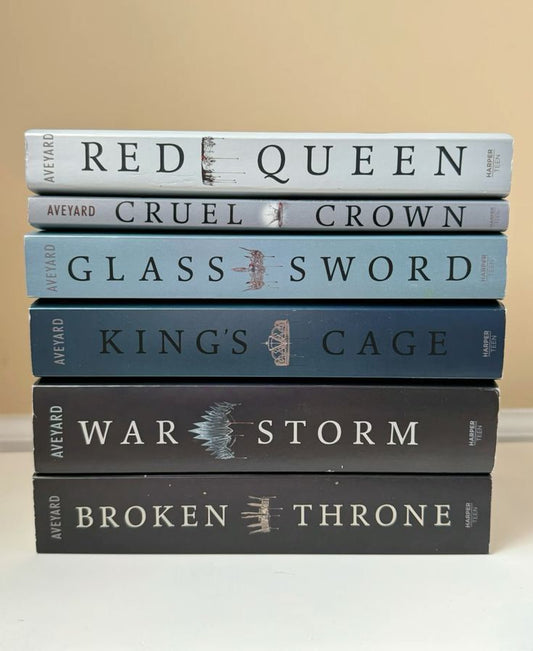 Red Queen,The Cruel Crown,Glass Sword,Kings Cage,War Storm,Broken Throne