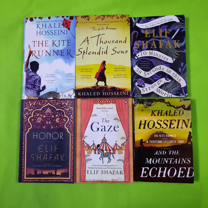 THE KITE RUNNER+A THOUSAND SPLENDID SUNS+10 Minutes Seconds 88 in this Strange World+HONOR ELIF SHAFAK+The Gaze+THE MOUNTAINS ECHOED