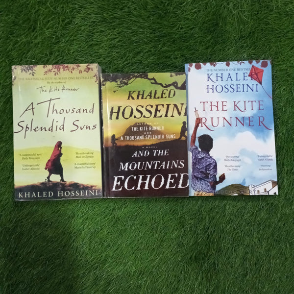 a thousand splendid suns + the mountains echoed + the kite runner KHALID HOSSEINI