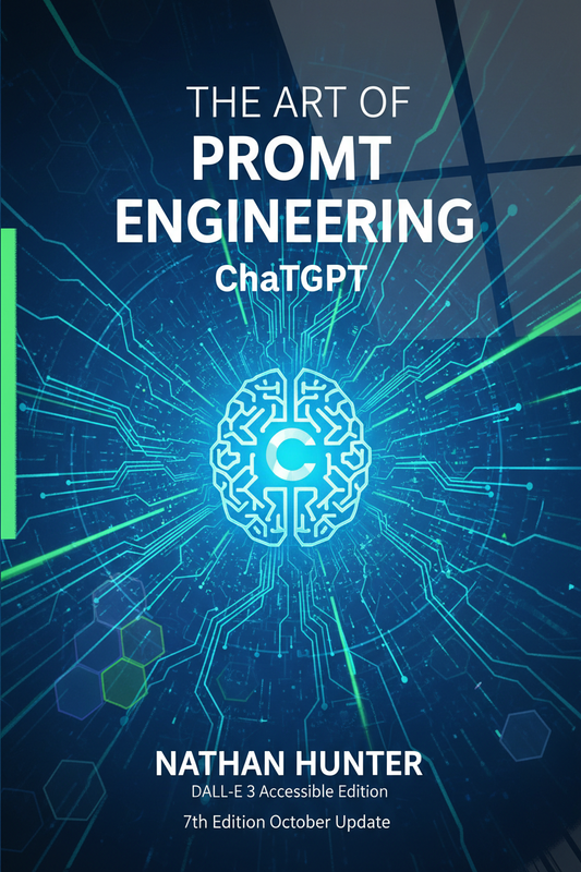 The Art of Prompt Engineering ChatGPT book cover by Nathan Hunter