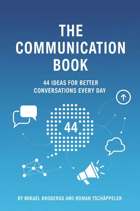 The Communication Book cover by Mikael Krogerus and Roman Tschäppeler