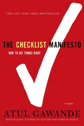 The Checklist Manifesto by Atul Gawande - Book Cover