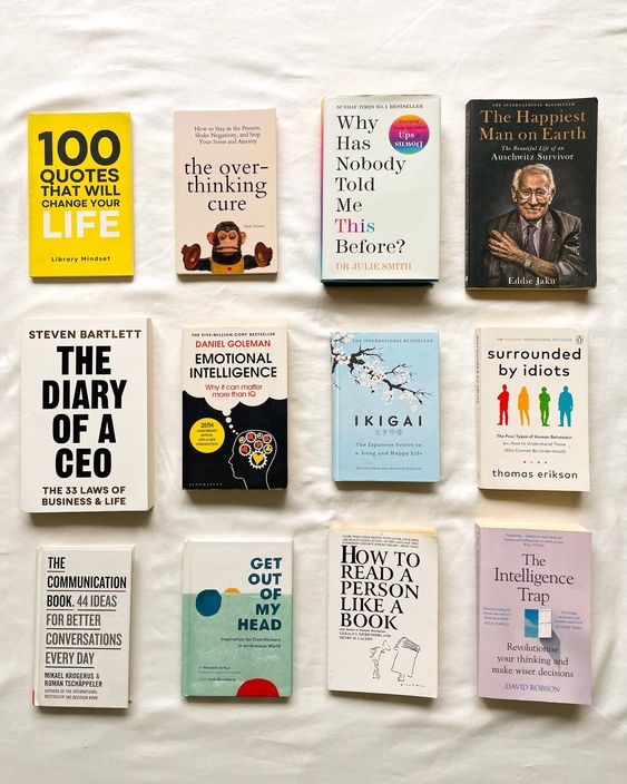 SET OF 12 BOOKS SELF DEVELOPMENT