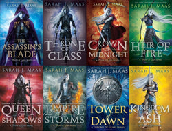 Throne Of Glass Series Collection 8-Book Set by Sarah J. Maas Paperback