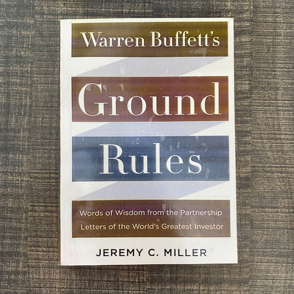 GROUND RULES - WARREN BUFFETT