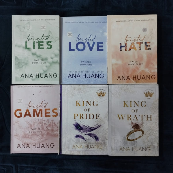 Twisted Series Ana Huang All Books Set + KING OF WRATH + KING OF GREED + KING OF PRIDE