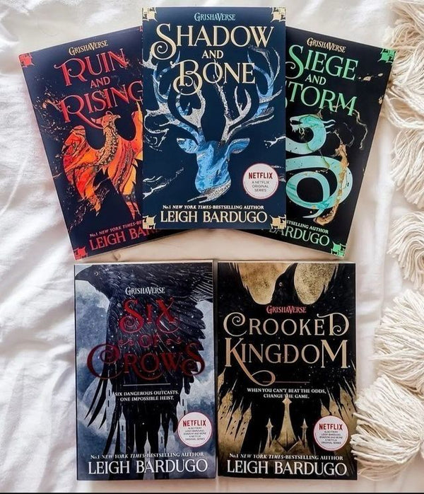 Shadow bone series + Six of crows duology