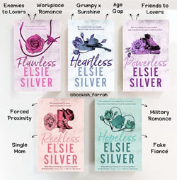 Elsie Silver (Chestnut Springs) 4 Books Collection set: Flawless, Heartless, Powerless & Reckless