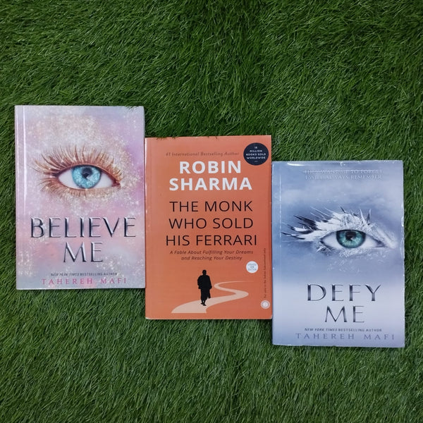 BELIEVE ME+THE MONK WHO SOLD HIS FERRARI+DEFY ME