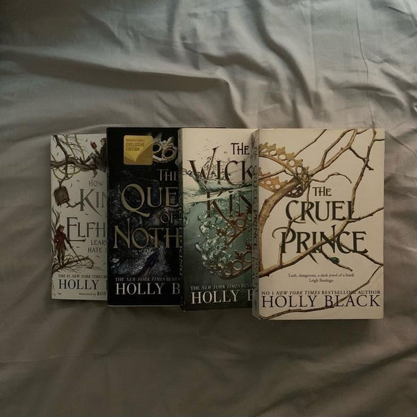 THE FOLK OF THE AIR SERIES (4 BOOKS SET) THE CRUEL PRINCE, THE WICKED KING, THE QUEEN OF NOTHING BY HOLLY BLACK