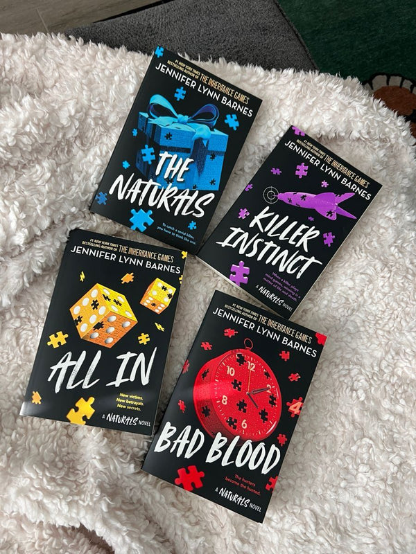 BAD BLOOD=ALL IN=KILLER INSTINCT=THE NATURALS HARD COVERS